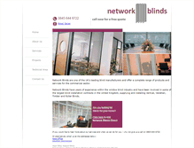 Tablet Screenshot of networkblinds.com